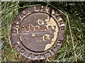 Boundary post on the canal bank