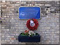 Memorial at Market Rasen railway station