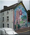 The Ruairi Og GLC Mural in Ballybrack Road, Cushendall