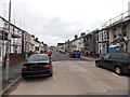 Scaffolding on Wyeverne Road houses, Cathays, Cardiff