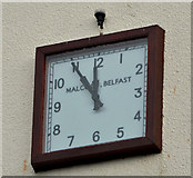 J4569 : Church hall clock, Comber by Albert Bridge
