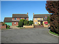 Houses at the end of Heath Road, Thorpe End