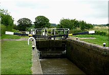 SP6296 : Bottom Half Mile Lock near Newton Harcourt, Leicestershire by Roger  D Kidd