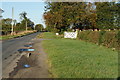 Station Road towards Lockington