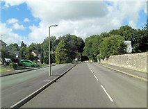 SJ2830 : Mount Road passes an entrance to Brogyntyn Park by Stuart Logan