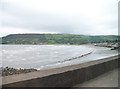 The beach at Carnlough viewed from Bay Road