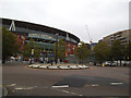 Roundabout outside the Emirates Stadium