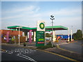 Fuel station at Bridgwater Services on the M5