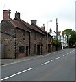 Brown houses and white houses in Farleigh