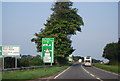 A477 near junction with A4975