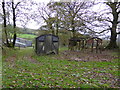 Old sheds at Glyn-perfedd farm near Penderyn