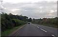 A417 towards Hartpury