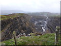 The view into Cwar Llwyn-on near Penderyn