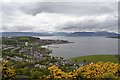 NS2477 : Gourock Bay, Holy Loch and Loch Long, from Lyle Hill, Greenock - 1 by Terry Robinson