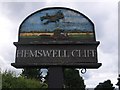 Village sign Helmswell Cliff