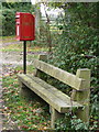 Pilley: postbox № SO41 126, Bull Hill