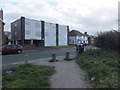 The path from the dunes meets Princes Way