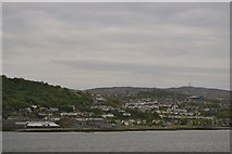 NS2577 : Ironotter Point and Battery Park, viewed from P&O's Adonia sailing away from Greenock by Terry Robinson