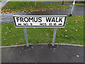 TM3863 : Fromus Walk sign by Geographer