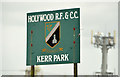 Kerr Park sign, Holywood