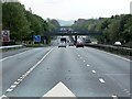 TR0159 : M2 Motorway, Exit at Junction 6 by David Dixon