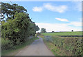 Un-named lane crosses the Criftin Brook