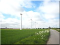 TG4718 : The southern end of the wind farm at East Somerton by Rod Allday