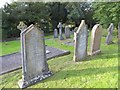 Headstones near the chapel