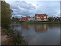 Modern flats on Exeter quayside