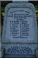 The war memorial at Grainthorpe, Lincolnshire