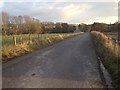 Minor road near Bridge of Tynet