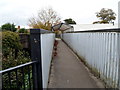 Across a railway footbridge, Charfield