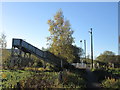 Footbridge and Ferry Boat Lane crossing