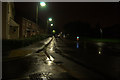 Sealark Road at night, looking West