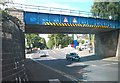 Railway bridge over the A26 at Ballymena