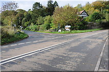 SO7466 : Road junction at Great Witley by Philip Halling