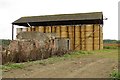 SP6108 : Hay rolls in a barn by Steve Daniels