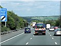 TQ2552 : End of Variable Speed Limit, Anti-clockwise M25 by David Dixon