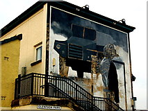 C4316 : Derry - Bogside - The Rioter (Saturday Matinee) Mural by Joseph Mischyshyn