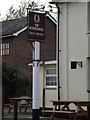 TM4187 : The Horseshoes Public House sign by Geographer