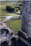 S0740 : Rock of Cashel, view down into Cathedral, 1960 by Bruce Tait