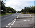 Right turn for Noble Square Industrial Estate, Brynmawr