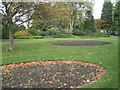 Cleared flowerbeds, Pype Hayes Park