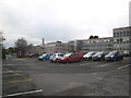 The car park at Cornwall College