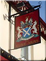 The Clive Arms name sign, Penarth 