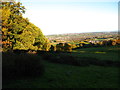 From a footpath across fields by Hafod Road