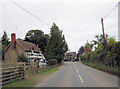 A4110 passes Showers Cottage