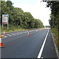 Approaching Magor from the south