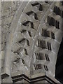 NZ2464 : St. Andrew's Church, Newgate Street, NE1 - chevron decoration on Norman chancel arch by Mike Quinn