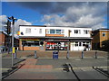 Long shadows to the shops